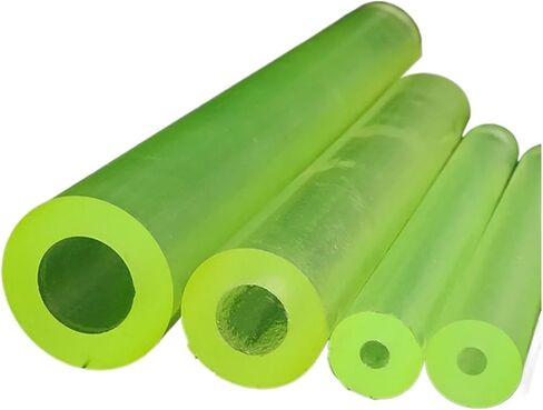 1Pcs Length 500mm ID 6/8/10mm Hollow PU Polyurethane Round Elastic Rubber Construction Shock Absorbing Rod Sticks(20x6x500mm) in Kuwait