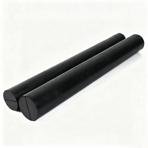 1PCS Highly Elastic NBR Rubber Bar, Black Solid Nitrile Round Rod Dia 21-150mm L40-500mm Oil Wear Resistant Sealing Buffer Rod(30x500mm) in Kuwait