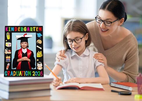 PREK رياض الأطفال التخرج ما قبل المدرسة إطار الصورة 2025 - Prek رياض الأطفال التخرج قبل المدرسة هدايا للأطفال الفتيات الفتيات طلاب أول إطار التخرج التخرج 2025 in Kuwait