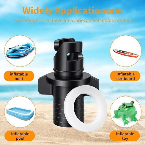Air Valve Adapter H-R Hose Adapter Paddle Board Air Pump Adapter HR Valve Adapter for Halkey-Roberts Inflatable Boat Kayak Accessories in Kuwait