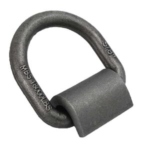 Weldable D-Ring, High-Strength Lifting Point, Heavy-Duty Strength Ring, Lateral Ring Weld-on Flip Anchor for Trailer, Truck Cargo, RV, Farm Applications and More. (3/8 Inch) in Kuwait