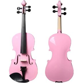 Full-size violin, children's violin, adult string instrument, violin, pink (1/2) in Kuwait