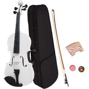 Full-size violin, children's violin, adult string instrument, violin, white (1/2) in Kuwait