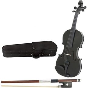 Beginner violin acoustic violin; Violin set black in Kuwait