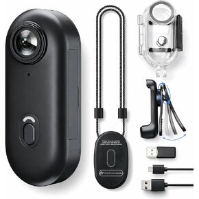 كاميرا JETO 1080P Mini Body 128 جيجابايت، مشبك مغناطيسي يمكن ارتداؤه على الكاميرا، زاوية واسعة 150 درجة، عرض مباشر لتطبيق WiFi، حافظة مقاومة للماء، حامل خوذة/دراجة، حركة in Kuwait