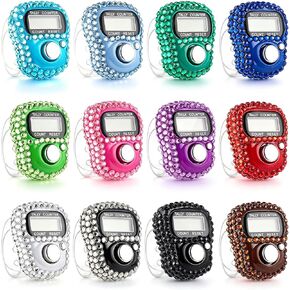 Electronic Finger Counter, Electronic Digital Display, Rhinestones Hand Tally Clicker Counter, Digital Handheld Tally Counter for Golf, Goods Counting, Lap, Knitting in Kuwait