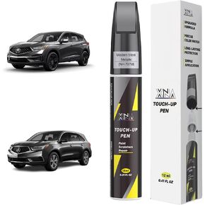 XNA Platinum White Pearl(NH-883P) لطلاء Acura Touch Up، مزيل خدوش السيارة 2 في 1 مع طرف قلم وفرشاة، لون مطابق تمامًا لإصلاح خدوش طلاء السيارة، رقائق وخدوش سريعة وسهلة الإصلاح in Kuwait