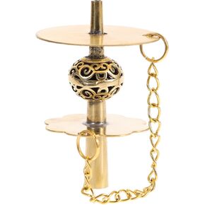 FOMIYES Copper Suona Core Accessory Hollow Flower Design, D Key Metal Trumpet Sound Plate, Suona Repair and Maintenance Musical Instrument Supply for Traditional Chinese Wind Instruments in Kuwait