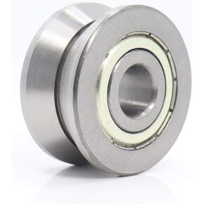 1pc LV201 ZZ Bearing Wheel 12x41x20mm LV Series V Groove Pulley Traces Walking Guide Rail Bearings Roller LV201ZZ in Kuwait