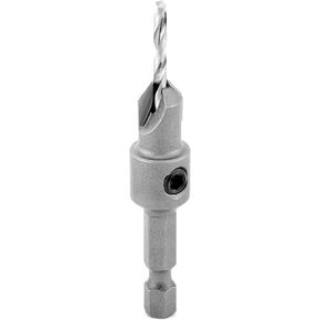 Amana Tool Carbide Tipped 82 Degree Countersink Drill Bit, 55264, 3/8 D x 49 Deg x 1/4 Quick Release Hex Shank for Wood Screw 8 in Saudi Arabia