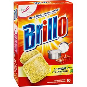 Brillo Heavy Duty For Multi-Purpose Steel Wool Pads 10 pk in Kuwait
