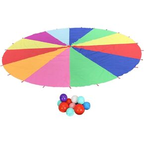 مظلة قوس قزح من harayaa Rainbow Parachute للأطفال من 6 إلى 8 سنوات in Kuwait
