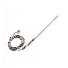 Type K Thermocouple Sensor, 5mm Diameter, 200-5000mm Probe Length, Shielded Cable, for Controller Thermostat(Probe 5x200mm,5M Cable) in Kuwait