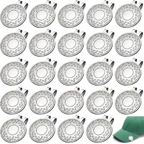 24 Pcs Golf Ball Markers with Magnetic Hat Clips Value Sets Soft Enamel Technique for Men Women Golfer, Removable Attaches Easily to Golf Cap Premium Gifts in Kuwait