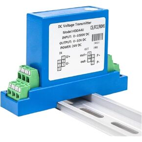 1pcs DC/AC Voltage Transmitter 500v ac 0-1500Vac to 0-20ma 4-20mA 0-10V Relay Voltage transducer Sensor(0-75MV in_DC in_24V DC) in Saudi Arabia