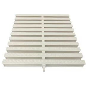 Drain Cover Grate Lid, Non-Slip Drainage Floor Register, Bathroom Road Gutter Grille，Swimming Pool Overflow Drain Grate，Drain Grates for Swimming Pool (Color : White (11.8x39.3in), Size : 15 in Saudi Arabia
