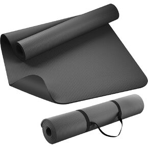 KEEP Extra Thick NBR Yoga Mat for Women & Men, 10mm Thick, 72"x32" Large Exercise Mat with Non-Slip Workout Mat for Yoga, Pilates, Stretching, Meditation – Wide & Cushioned Fitness Mat in Kuwait
