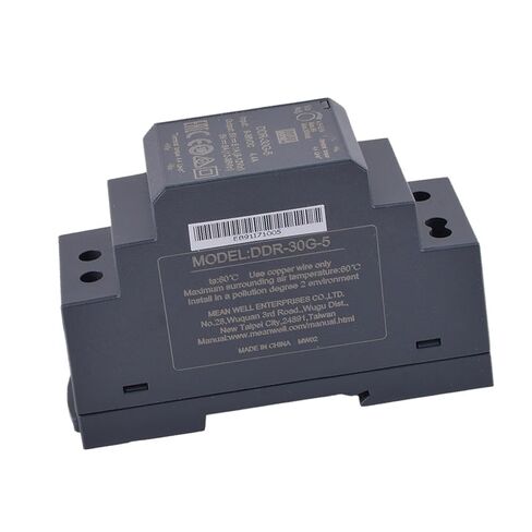 MEAN WELL DDR-30G-5 30W Din Rail DC/DC Converter O/P +5V6A - 1 item(s) in Kuwait