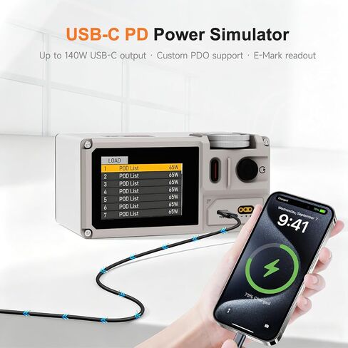 ISDT Portable Bench Power Supply Variable, 30V 5A 150W Linear Regulated Programmable DC Powersupply with Built-in Battery, Touchscreen, USB-C PD and Universal Battery Charge MP305B in Kuwait