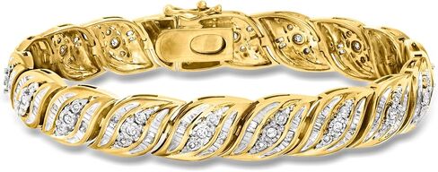 Ross-Simons 1.00 CT. T.W. سوار الماس بالذهب 18kt على الجنيه الاسترليني in Kuwait