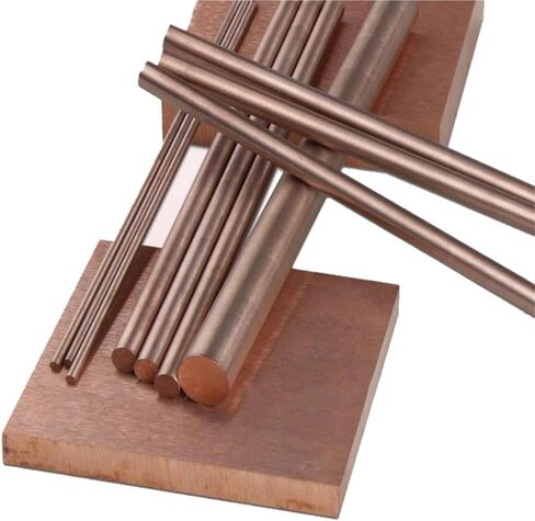 1Pcs W70 Tungsten Copper Bar 1mm 1.5mm 2mm-10mm Diameter Tungsten Copper Alloy Good Electric Spark Put Electric Rod Length 200mm(9mm x 200mm) in Kuwait