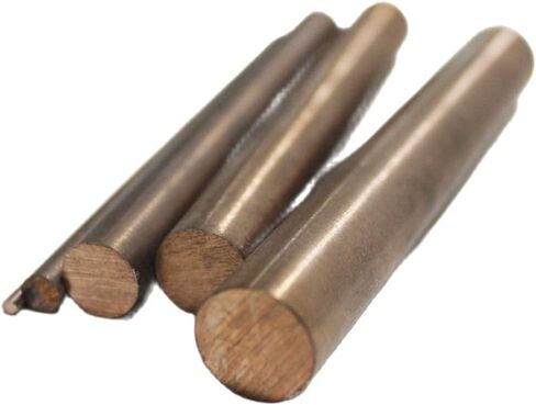 Tungsten Copper Rod Bar 70% Tungsten 30% Copper WCu 1mm 2mm 3mm 4mm 5mm 6mm 7mm 8mm 9mm 10mm 12mm 13m 14mm 15mm 16mm 18mm 20mm(Length 100mm,Diameter 10mm 50pcs) in Kuwait