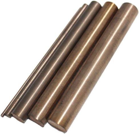 Tungsten Copper Rod Bar 70% Tungsten 30% Copper WCu 1mm 2mm 3mm 4mm 5mm 6mm 7mm 8mm 9mm 10mm 12mm 13m 14mm 15mm 16mm 18mm 20mm(Length 100mm,Diameter 10mm 50pcs) in Kuwait