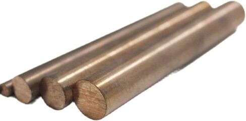 Tungsten Copper Rod Bar 70% Tungsten 30% Copper WCu 1mm 2mm 3mm 4mm 5mm 6mm 7mm 8mm 9mm 10mm 12mm 13m 14mm 15mm 16mm 18mm 20mm(Length 100mm,Diameter 10mm 50pcs) in Kuwait