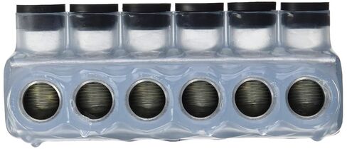 Polaris Vision Tap IPLD250-6CB Insulated Connector-6 Port Dual-Sided Entry-250 MCM-6 AWG-1 Pack-Clear in Kuwait