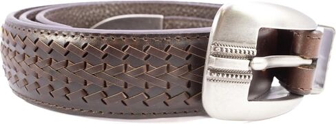 NCAA Auburn Tigers Full Grain Leather Braided Concho Belt in Kuwait