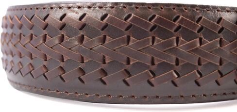 NCAA Auburn Tigers Full Grain Leather Braided Concho Belt in Kuwait