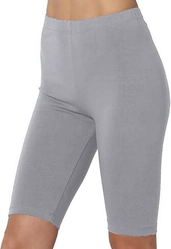 Capri Leggings with Pockets for Women Tummy Control High Waisted Yoga Pants Summer Workout Hiking Running Leggings in Kuwait