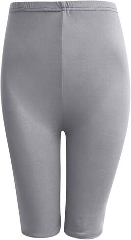 Capri Leggings with Pockets for Women Tummy Control High Waisted Yoga Pants Summer Workout Hiking Running Leggings in Kuwait