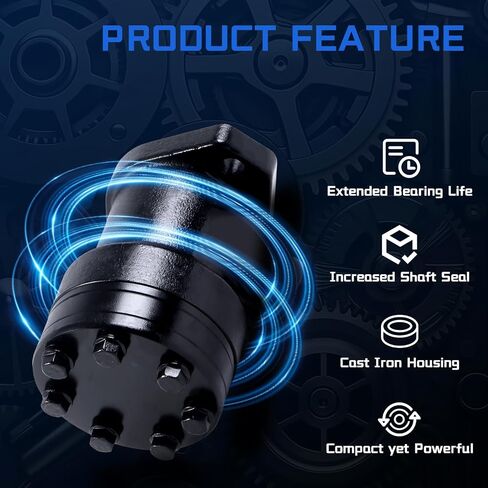 101-1026-009 Hydraulic Motor Replacement for Char-Lynn Eaton H Series, 4.5 cu in/rev Displacement, 1 Inch Straight Shaft 2-Bolt SAE-A Mount 760 RPM 1800 PSI in Kuwait