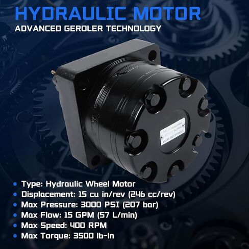 103-5333 Hydraulic Motor Low Speed High Torque Gerotor Motor Direct Replacement for Exmark Toro Lazer Z Master Zero-Turn Mowers Garden Agricultural Equipment in Kuwait