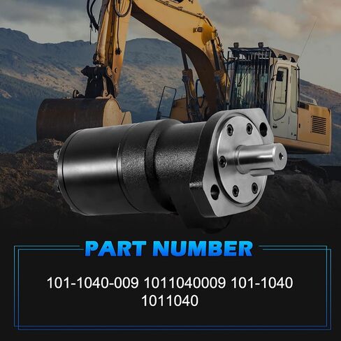 101-1040-009 | 101-1040 محرك هيدروليكي | بديل مباشر لسلسلة Eaton Char-Lynn H | الحديد الزهر عزم دوران عالي | الإزاحة 400cc/r | أقصى ضغط 110 بار | 2 بولت شفة جبل | in Kuwait