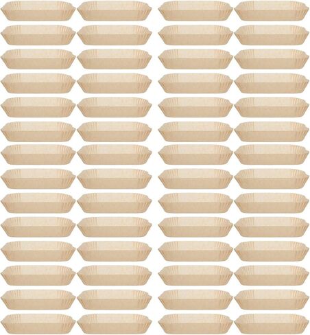 200pcs Air Fryer Paper: 9.8x6.9" Disposable Paper liner - Non-Stick Rectangular Basket liner - High-Temp Resistant Air Fryer/Oven Accessories in Kuwait