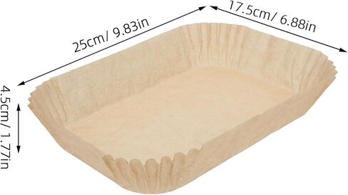 200pcs Air Fryer Paper: 9.8x6.9" Disposable Paper liner - Non-Stick Rectangular Basket liner - High-Temp Resistant Air Fryer/Oven Accessories in Kuwait