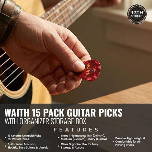 جيتار صوتي/كهربائي من سلسلة Artwood من 6 أوتار من Ibanez AW54CE - لمسة نهائية طبيعية ذات مسام مفتوحة مع حزام Powerpad GSF50، كابو سلسلة، 15 قطعة جيتار، صندوق تخزين منظم وقطعة قماش للتنظيف - مجموعة حزمة in Kuwait