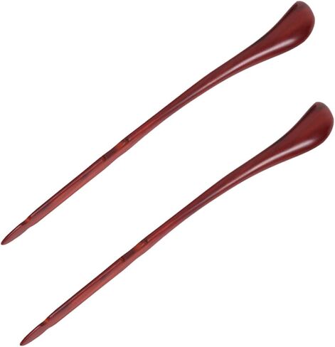 FRCOLOR 2 قطعة مطارق السنطور من خشب الصندل، مطارق ممارسة كبيرة مع دلو ملحقات الآلات الموسيقية للاعبين يانجكين in Kuwait