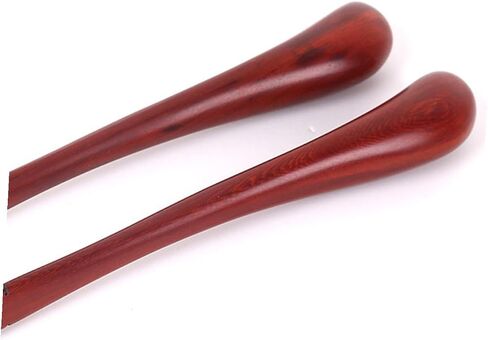 FRCOLOR 2 قطعة مطارق السنطور من خشب الصندل، مطارق ممارسة كبيرة مع دلو ملحقات الآلات الموسيقية للاعبين يانجكين in Kuwait