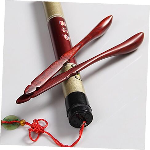 FRCOLOR 2 قطعة مطارق السنطور من خشب الصندل، مطارق ممارسة كبيرة مع دلو ملحقات الآلات الموسيقية للاعبين يانجكين in Kuwait