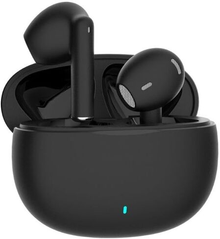 Sports in-Earphone Earbuds ENC Call Noise Cancellation IPX5 Waterproof 48 Hours Battery Life with Charging Compartment Wireless Bluetooth 5.3 Headphones for Sport Fitness,Black in Kuwait