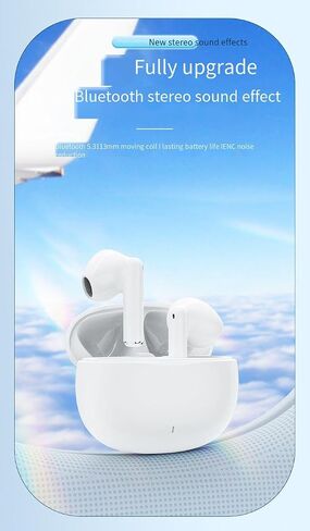 Sports in-Earphone Earbuds ENC Call Noise Cancellation IPX5 Waterproof 48 Hours Battery Life with Charging Compartment Wireless Bluetooth 5.3 Headphones for Sport Fitness,Black in Kuwait