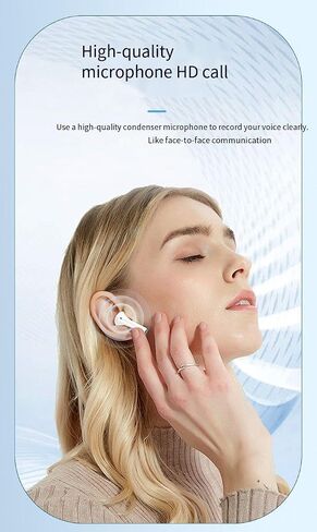 Sports in-Earphone Earbuds ENC Call Noise Cancellation IPX5 Waterproof 48 Hours Battery Life with Charging Compartment Wireless Bluetooth 5.3 Headphones for Sport Fitness,Black in Kuwait