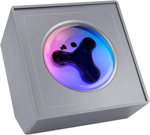 Ferrofluid Speaker Sound Visualizer, Built-in RGB Lighting, Ferrofluid Rhythm Music Lamp,Desktop Creative Gifts for Table, Bedroom, Office, Study (Gray) in Kuwait