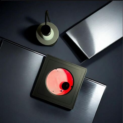 Ferrofluid Speaker Sound Visualizer, Built-in RGB Lighting, Ferrofluid Rhythm Music Lamp,Desktop Creative Gifts for Table, Bedroom, Office, Study (Gray) in Kuwait