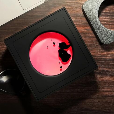 Ferrofluid Speaker Sound Visualizer, Built-in RGB Lighting, Ferrofluid Rhythm Music Lamp,Desktop Creative Gifts for Table, Bedroom, Office, Study (Gray) in Kuwait