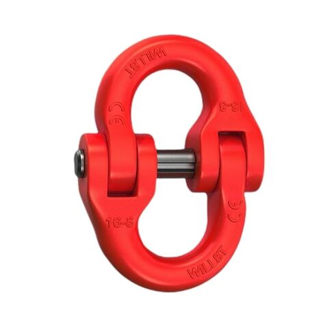 Grade 80 Alloy Steel Hammerlock Coupling Link, Chain Connector, Tow Hitch Hammerlock Coupling Link for Heavy Super Duty Truck Chain Hitch, Red (31.5T) in Kuwait
