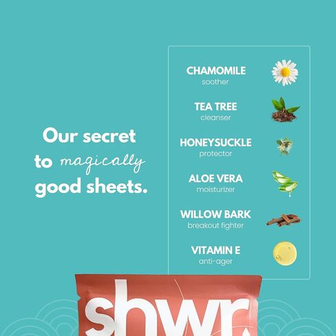 Shower Sheet Body Wipes, Individually Wrapped, Extra Large 12"x12", Pack of 10, for Gym Bag or Day Pack in Kuwait